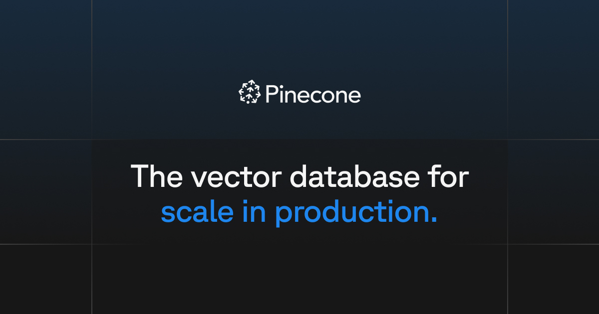Pinecone 界面截图