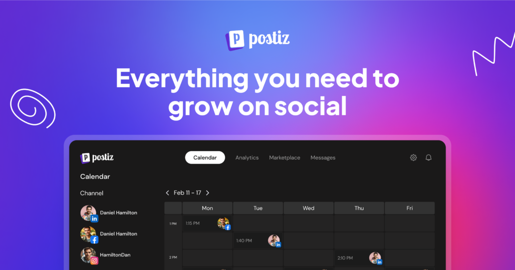 Postiz 界面截图