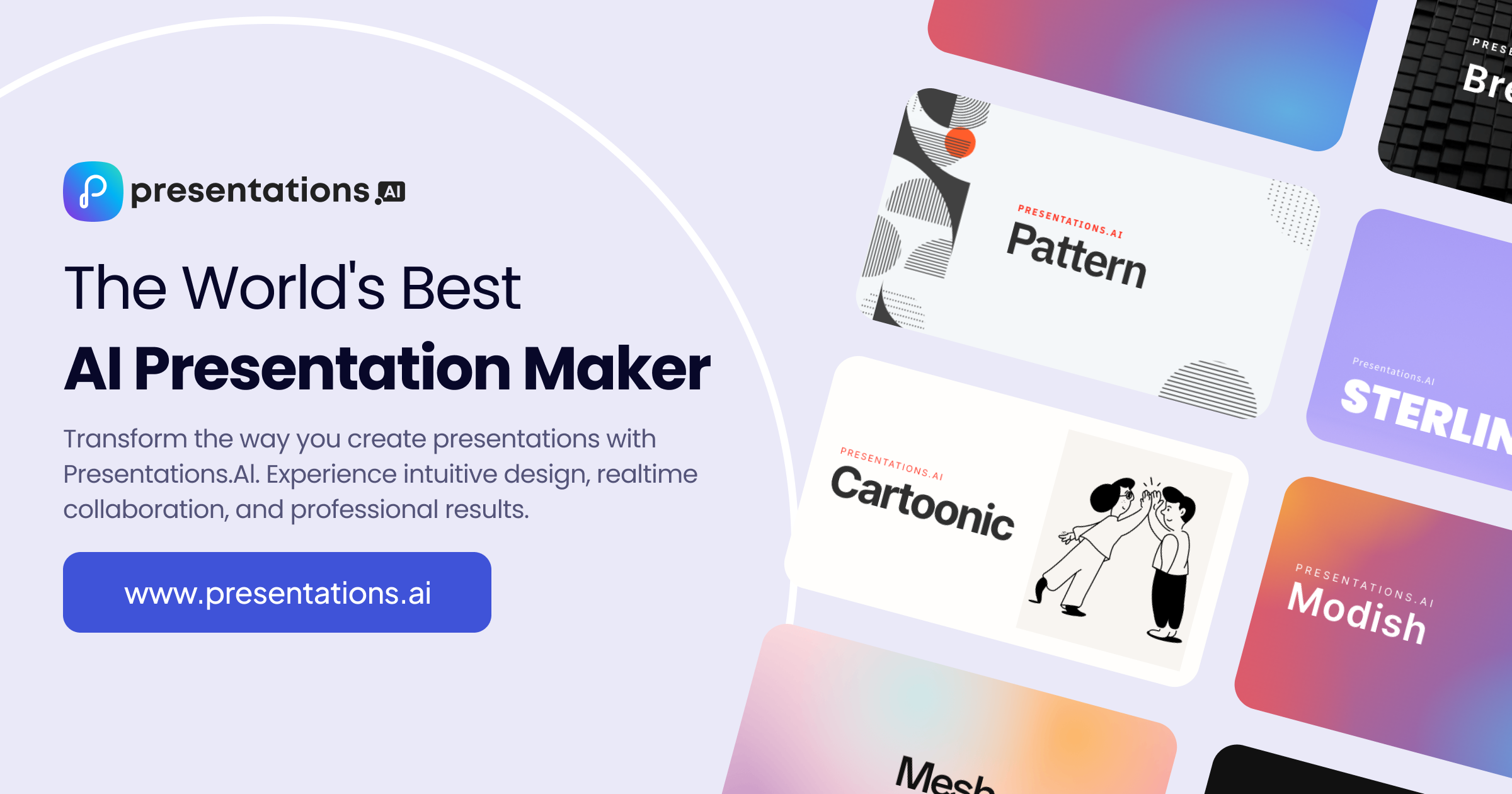 Presentations.AI 界面截图