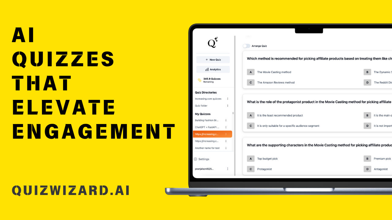 QuizWizard 界面截图