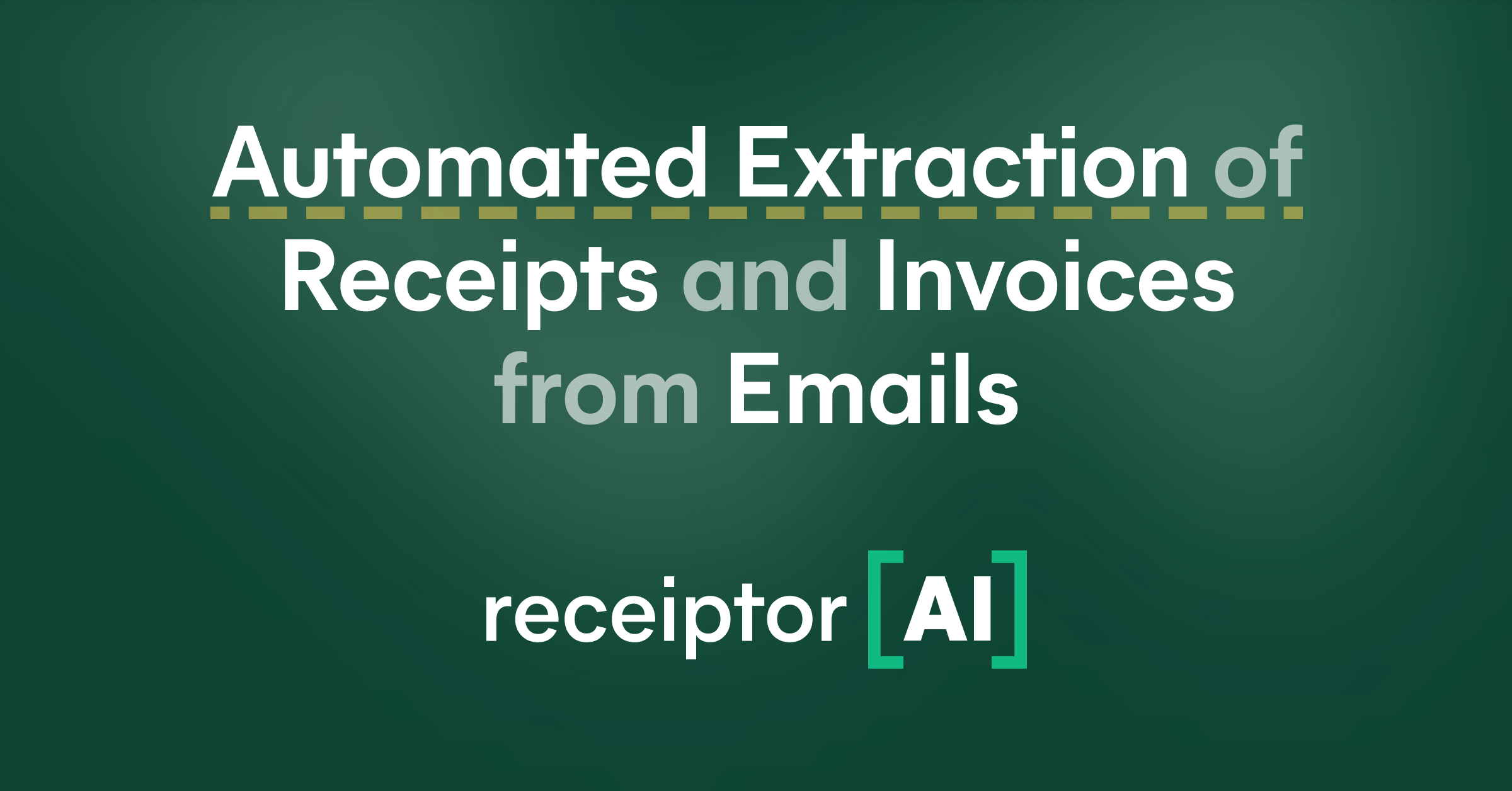 Receiptor AI 界面截图