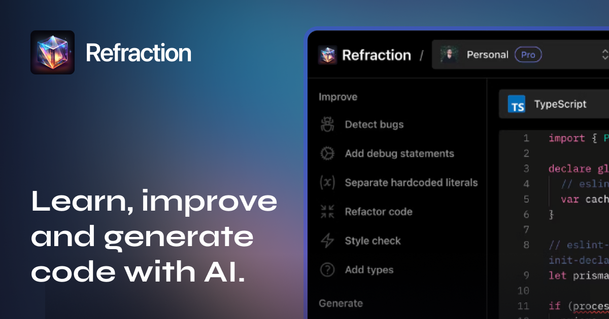 Refraction 界面截图