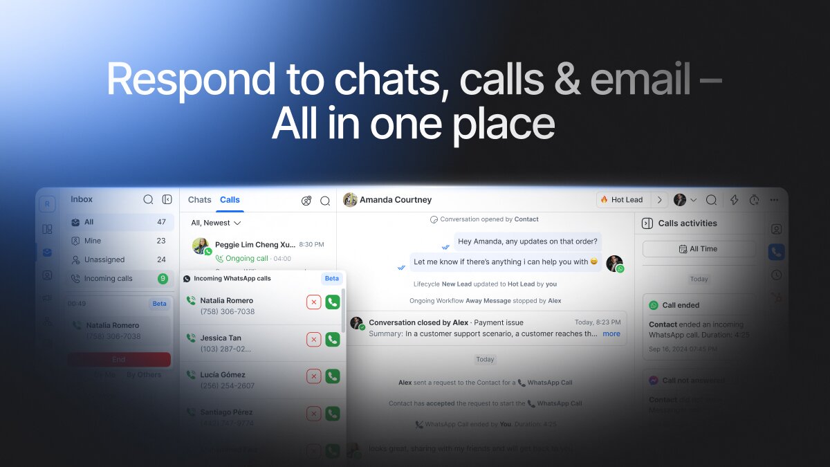 Respond.io 界面截图
