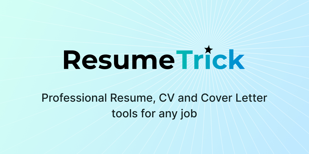 Resume Trick 界面截图