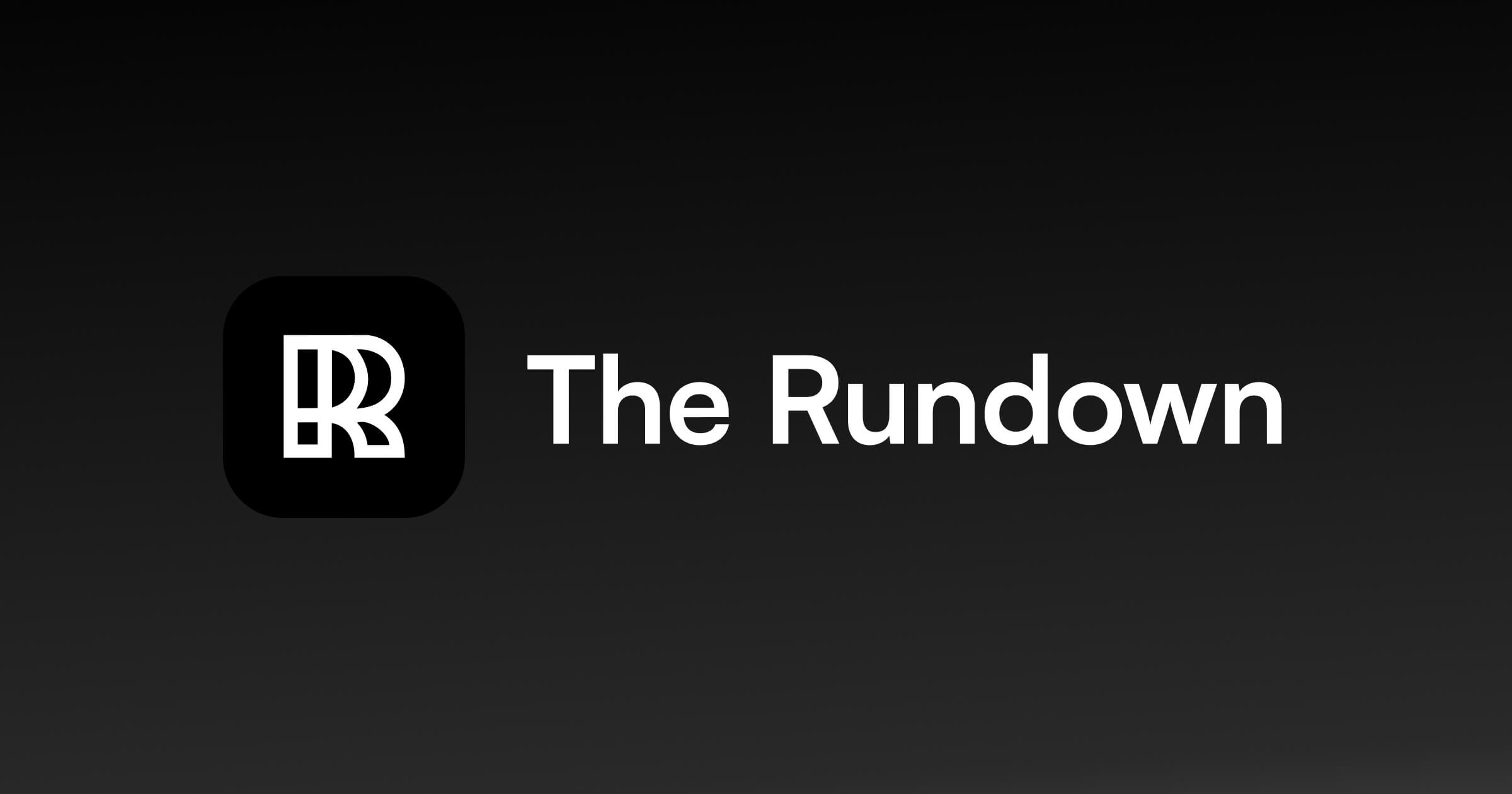 The Rundown AI 界面截图