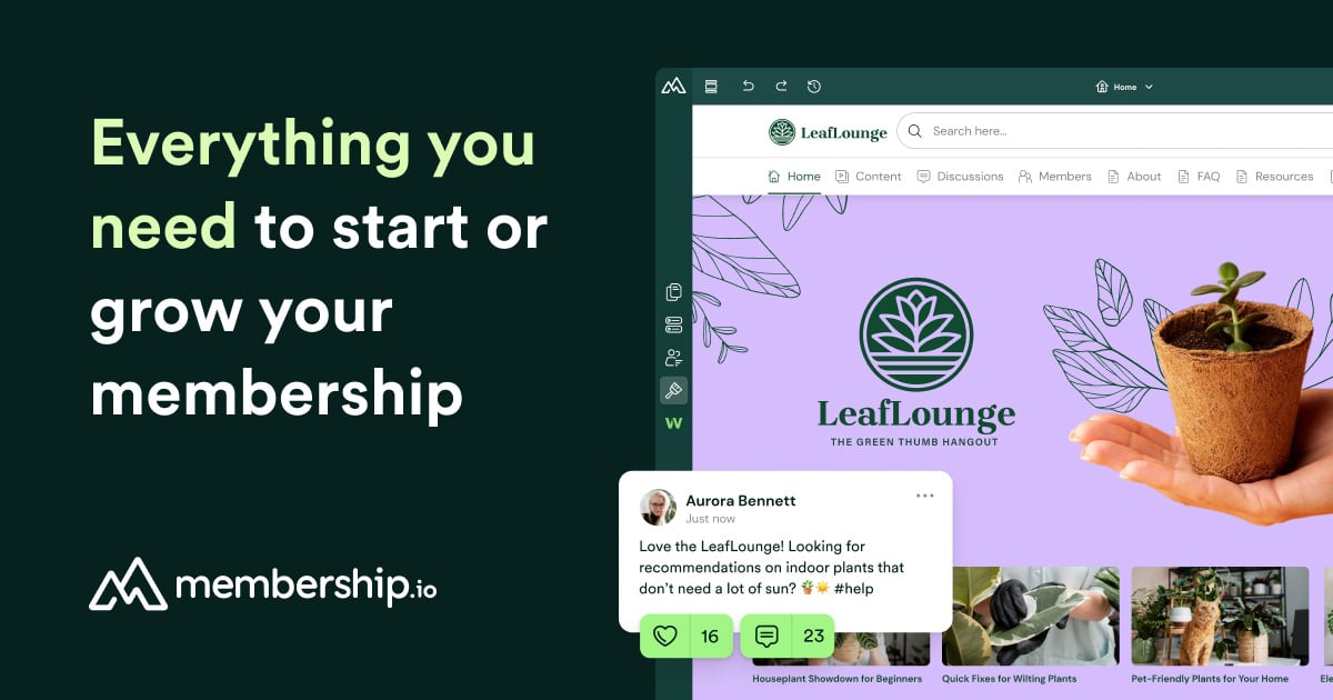 Membership.io 界面截图