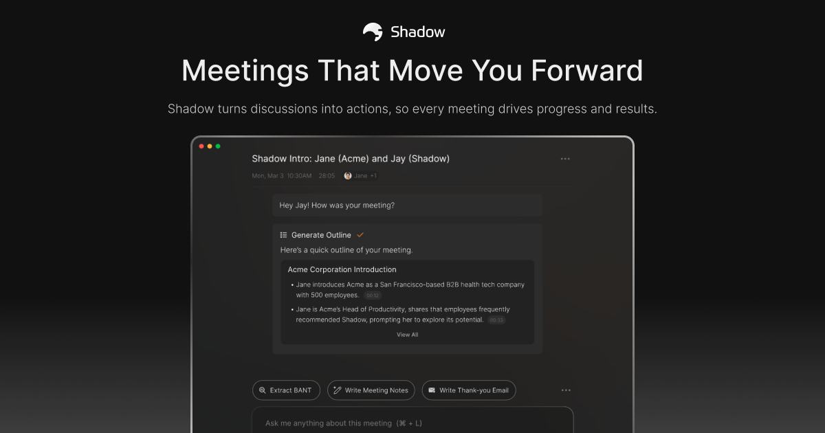 Shadow 界面截图