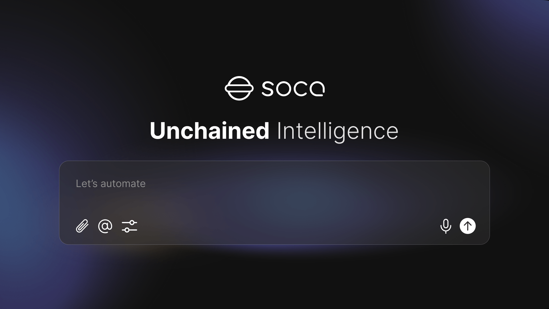 Soca AI 界面截图