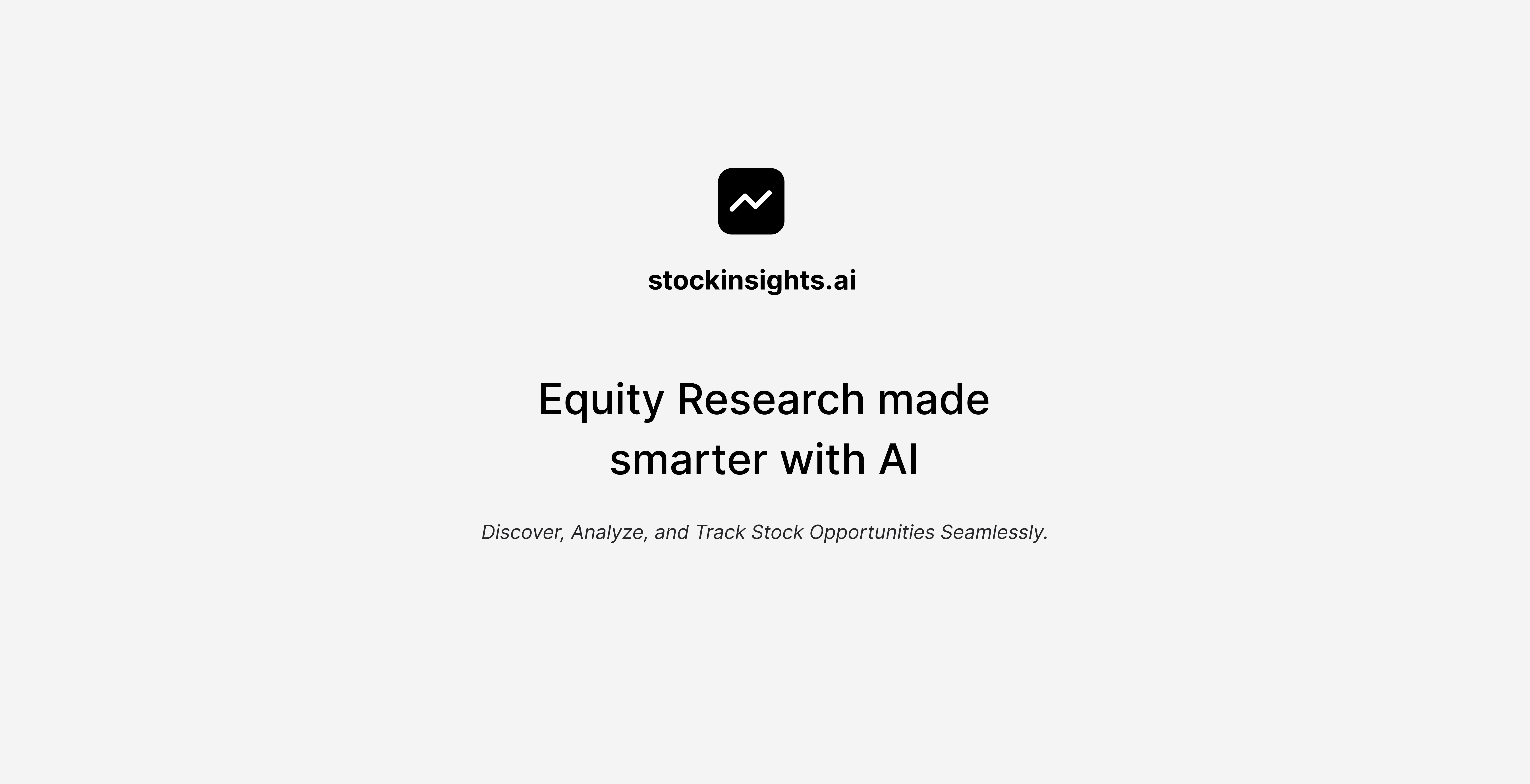 StockInsights.ai 界面截图