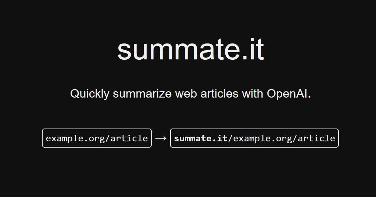 Summate.it 界面截图