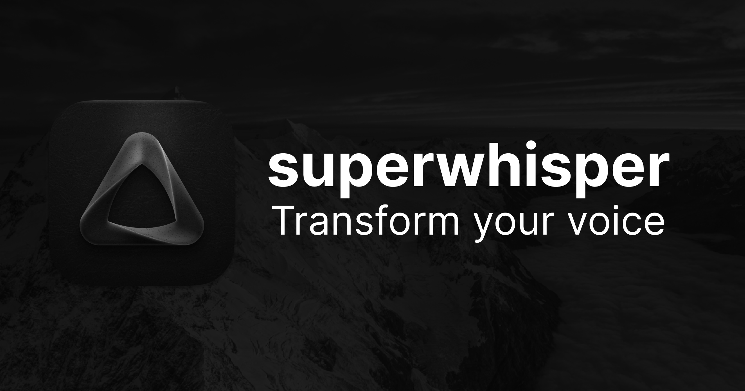 superwhisper 界面截图
