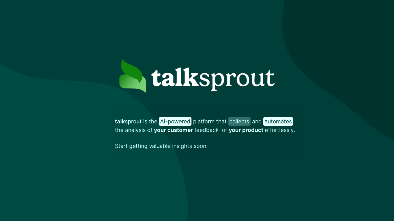 talksprout 界面截图