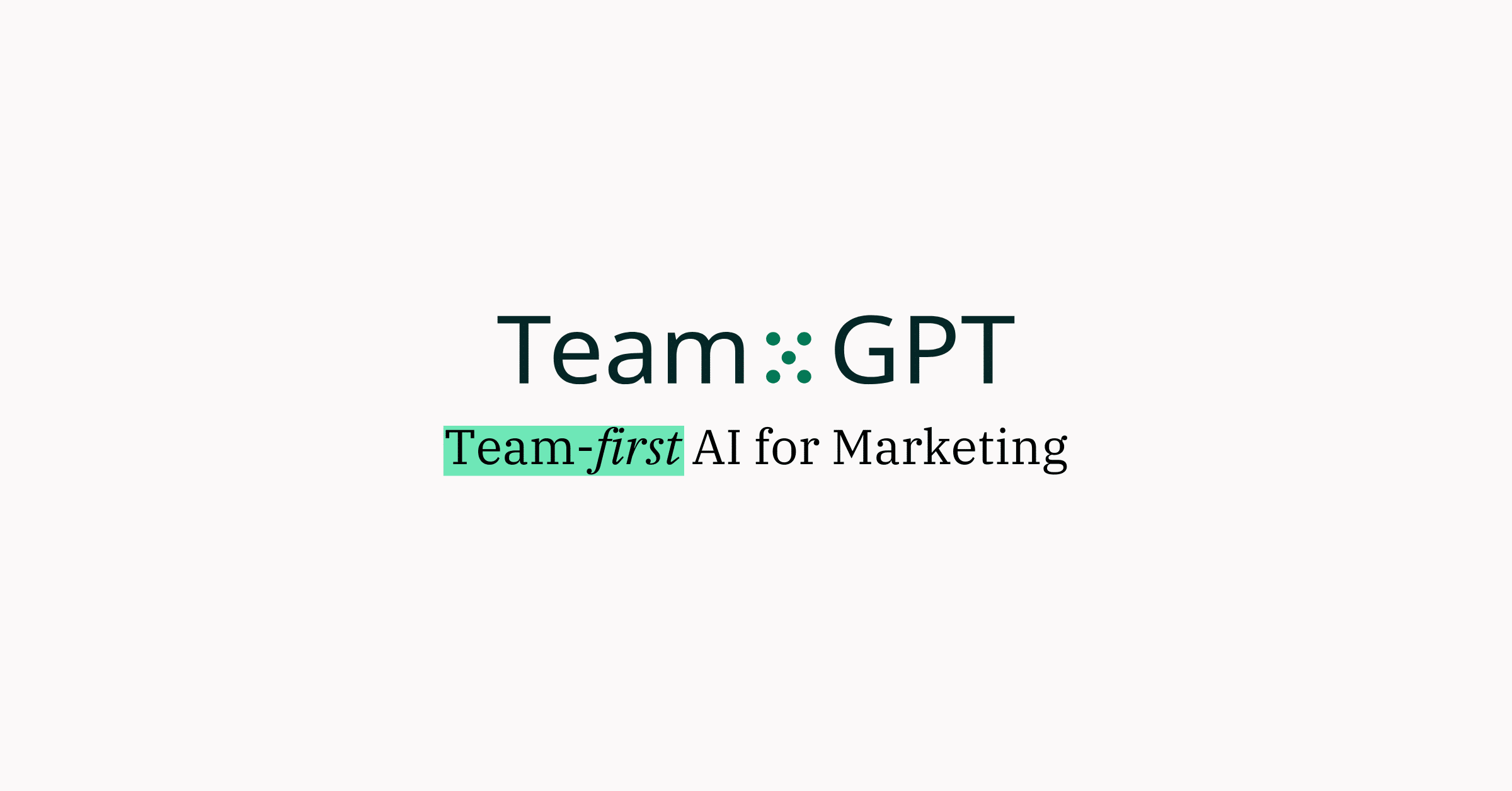 Team-GPT 界面截图