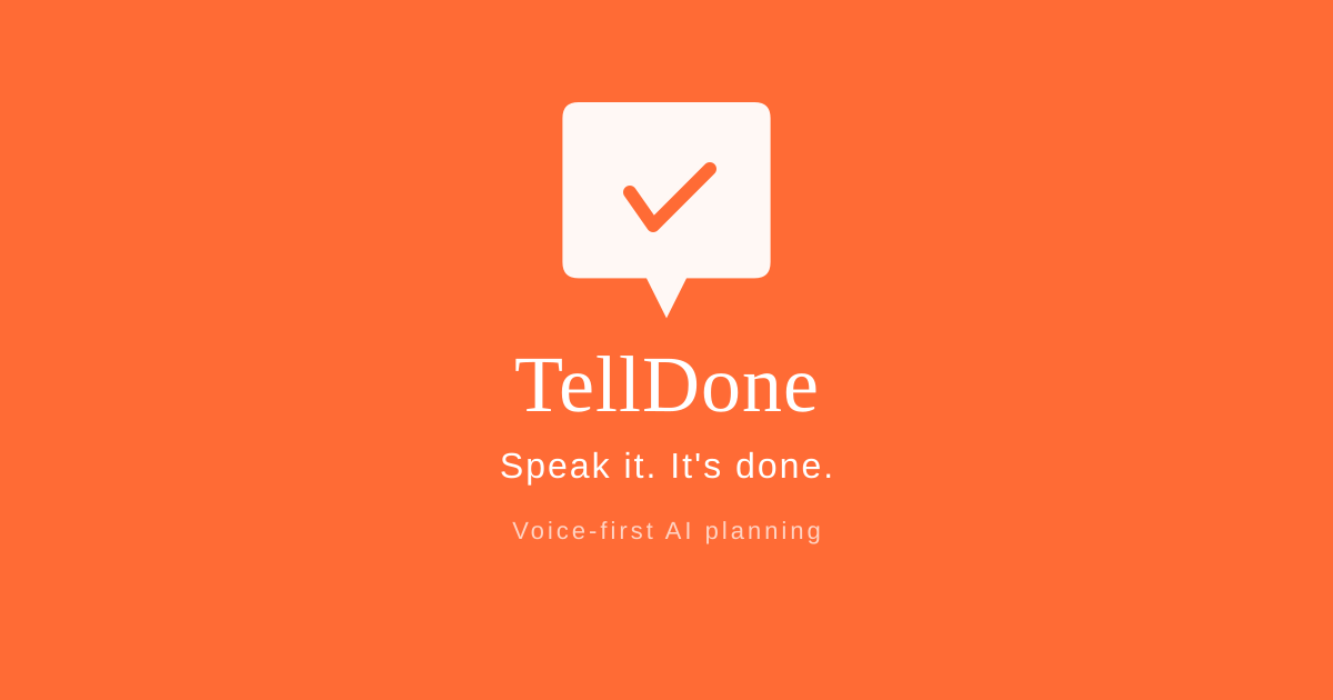 TellDone 界面截图