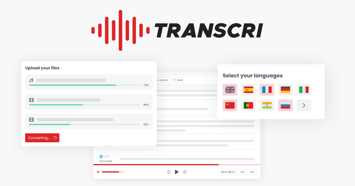 Transcri 界面截图