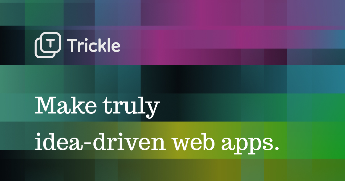 Trickle AI 界面截图