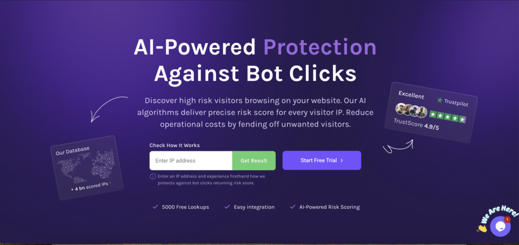 Trusted Clicks 界面截图