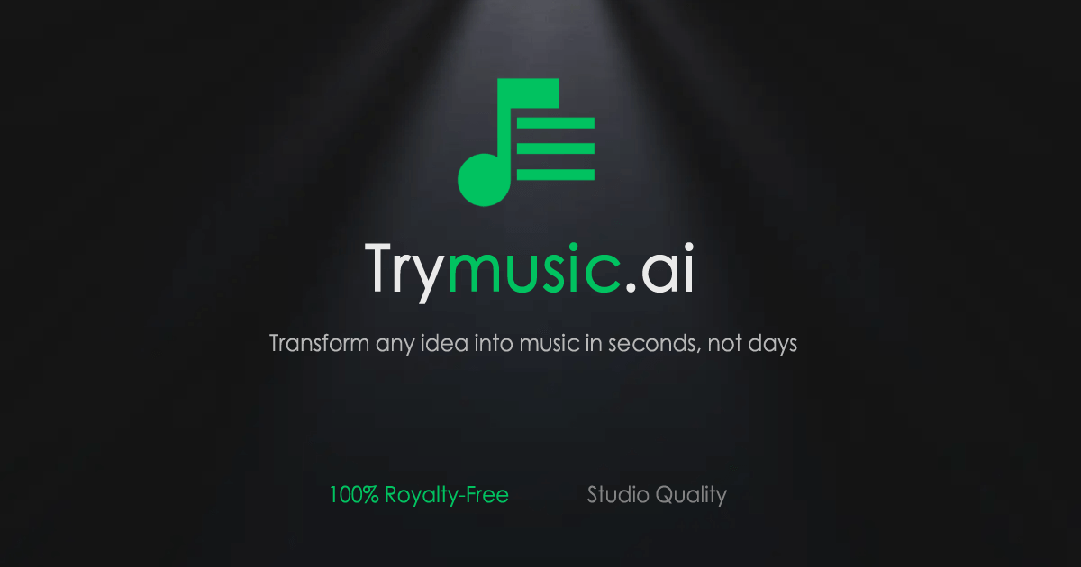 Trymusic.ai 界面截图