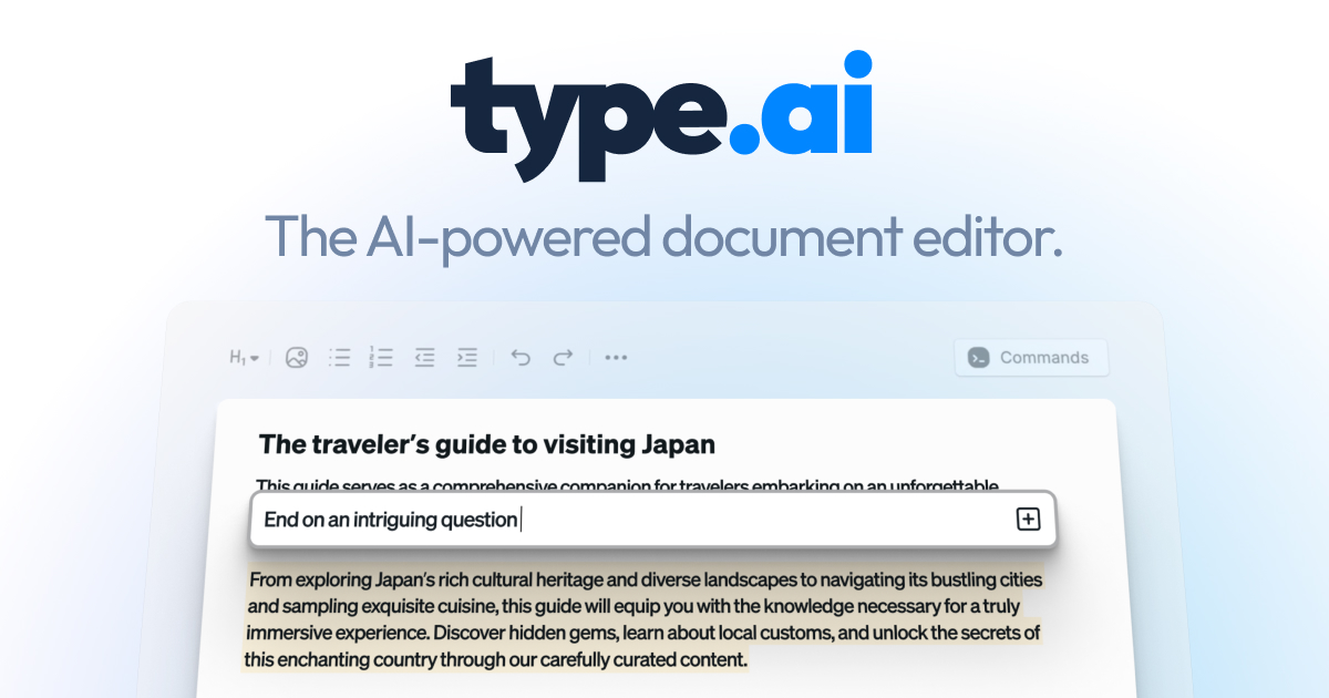 Type.ai 界面截图