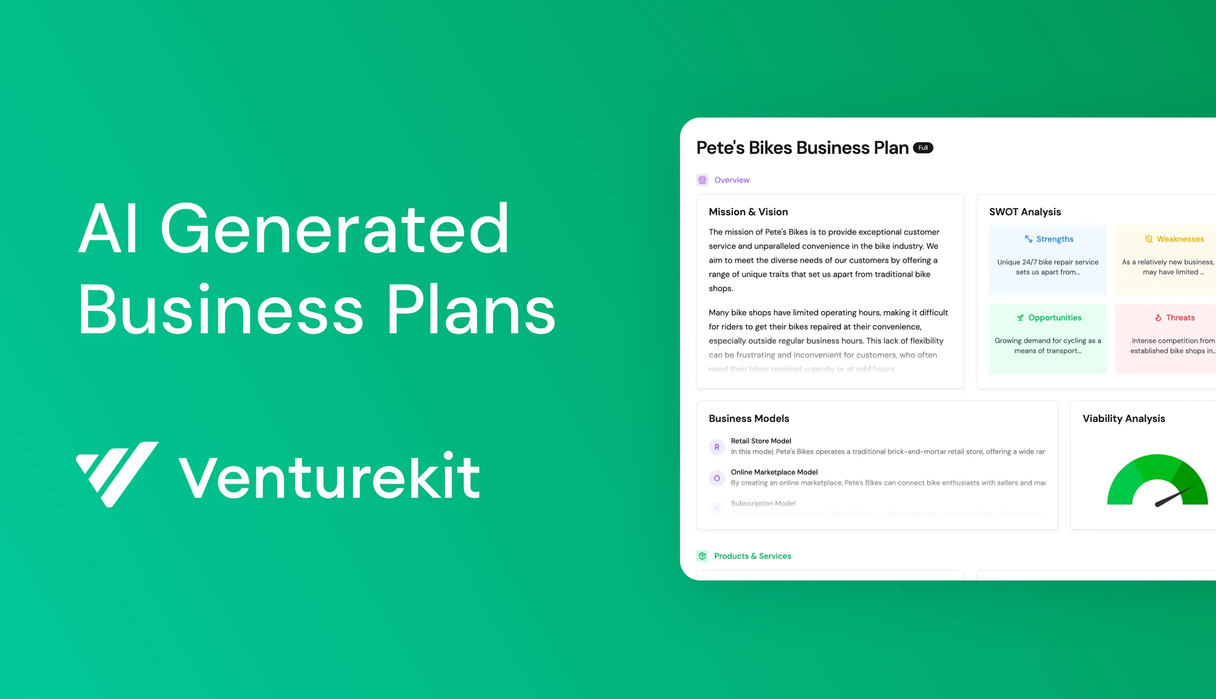 Venturekit 界面截图