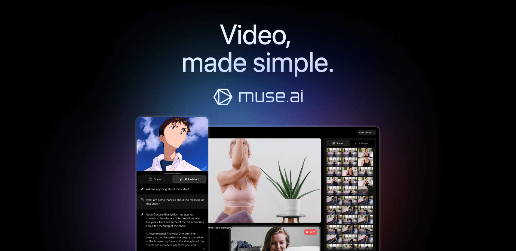 muse.ai 界面截图