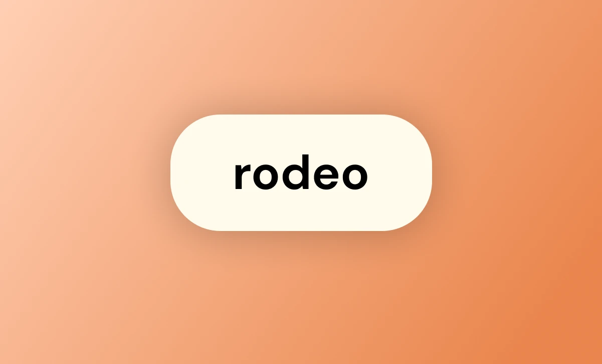 Rodeo 界面截图