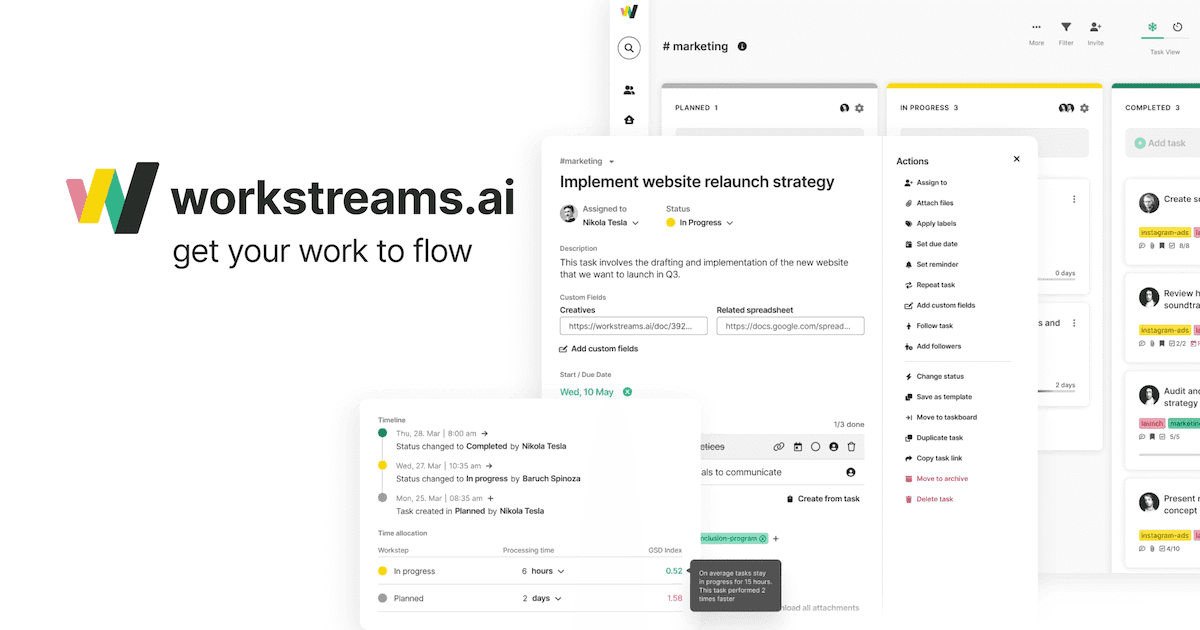 workstreams.ai 界面截图