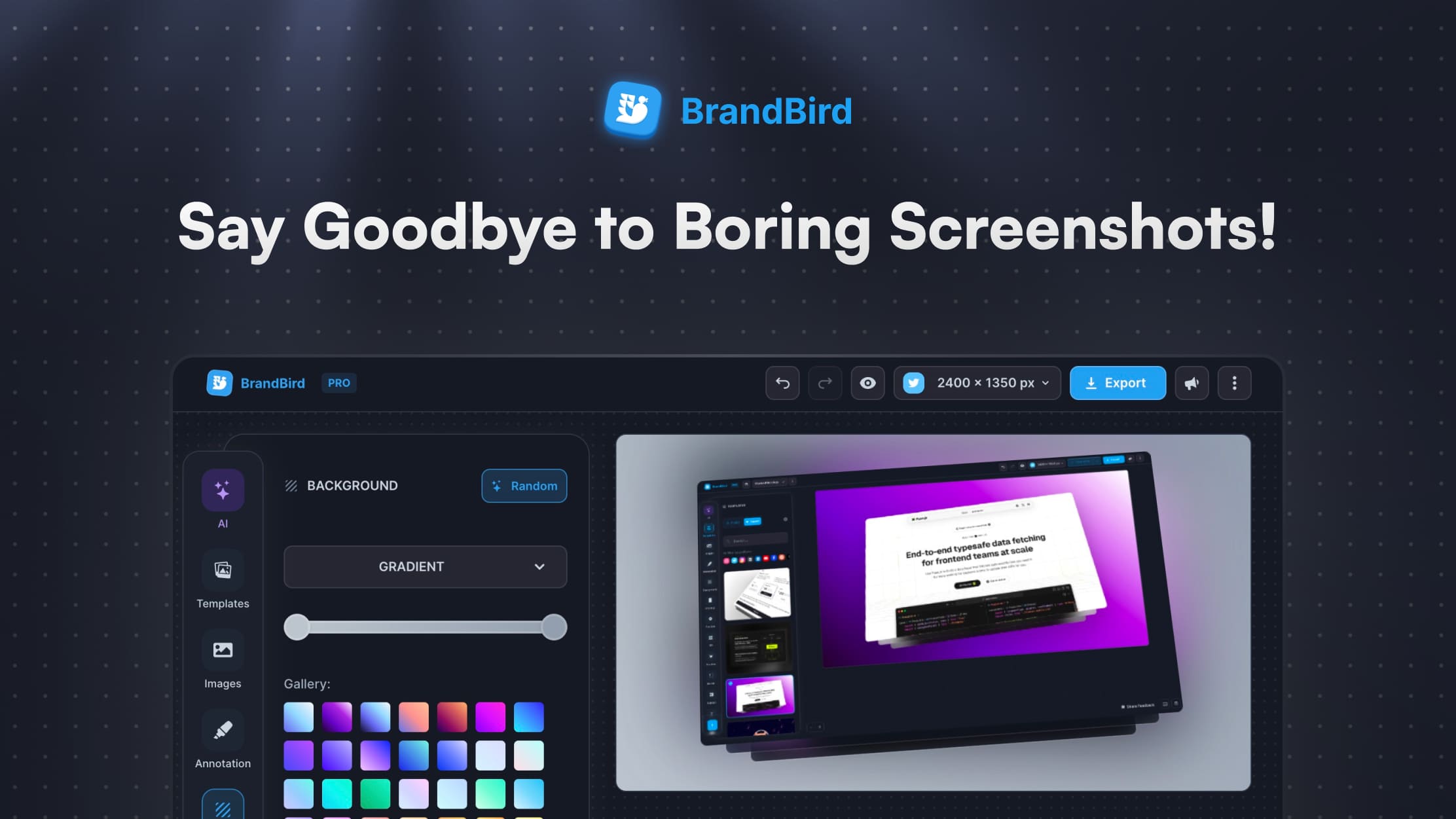 BrandBird 界面截图